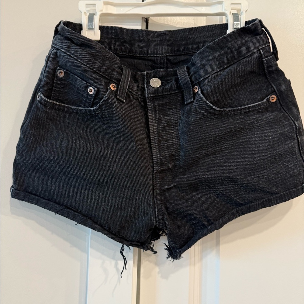 Levi's Black Denim Women's Jean Shorts